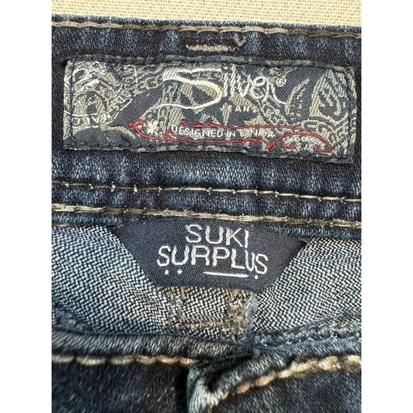 Silver Jeans Co. Suki Surplus Womens Bootcut Jeans W28/L32 Western Glove Works - Picture 2 of 11
